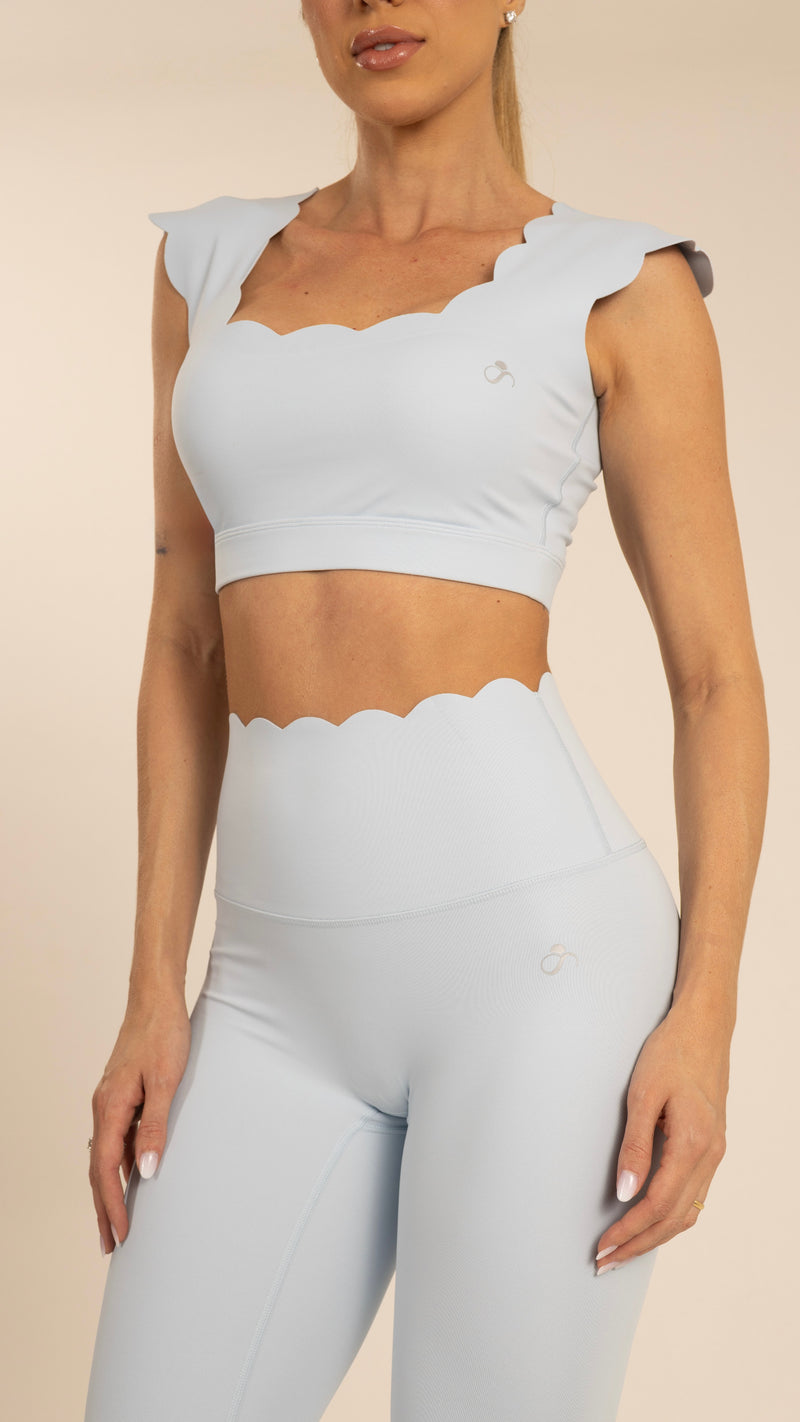 Legging Pétala Skinny Azul Candy