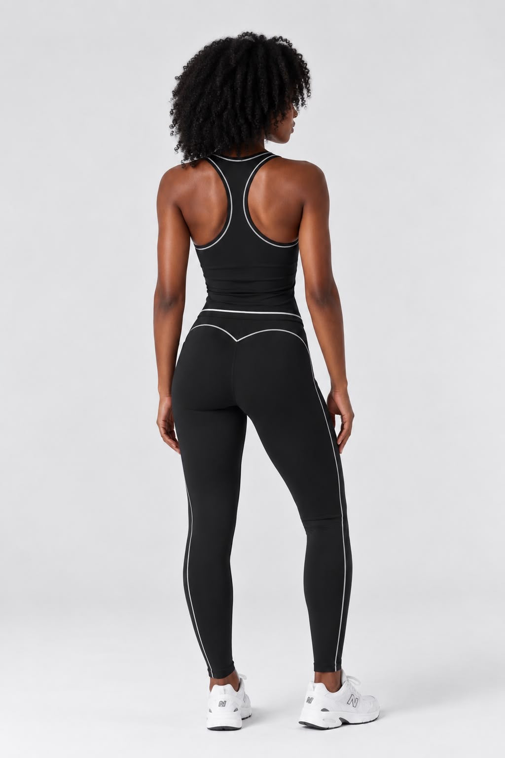 Conjunto studio 70 regata + legging Preto