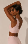 Top Pétala Nula Manga Rosa Ballet