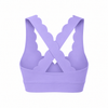 Top Pétala Purple Costas Trançadas