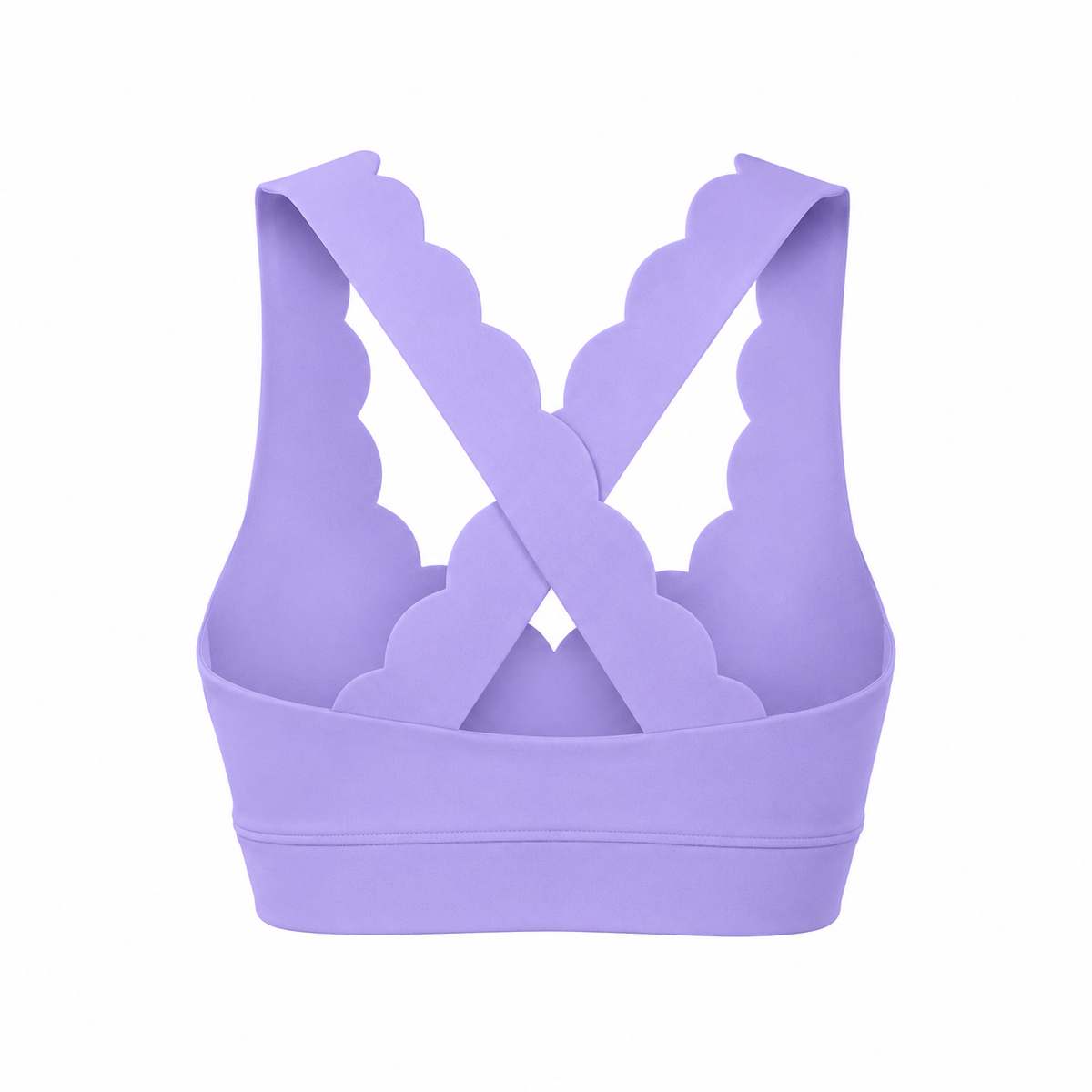 Top Pétala Purple Costas Trançadas