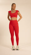 Legging Pétala Skinny Vermelho