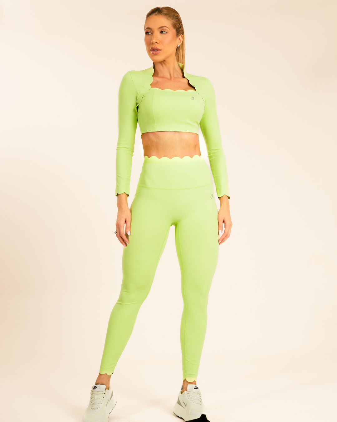 Legging Pétala Skinny Verde Pistache