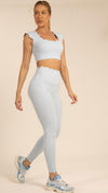 Legging Pétala Skinny Azul Candy