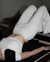 Conjunto costuras retrô Top Cropped off