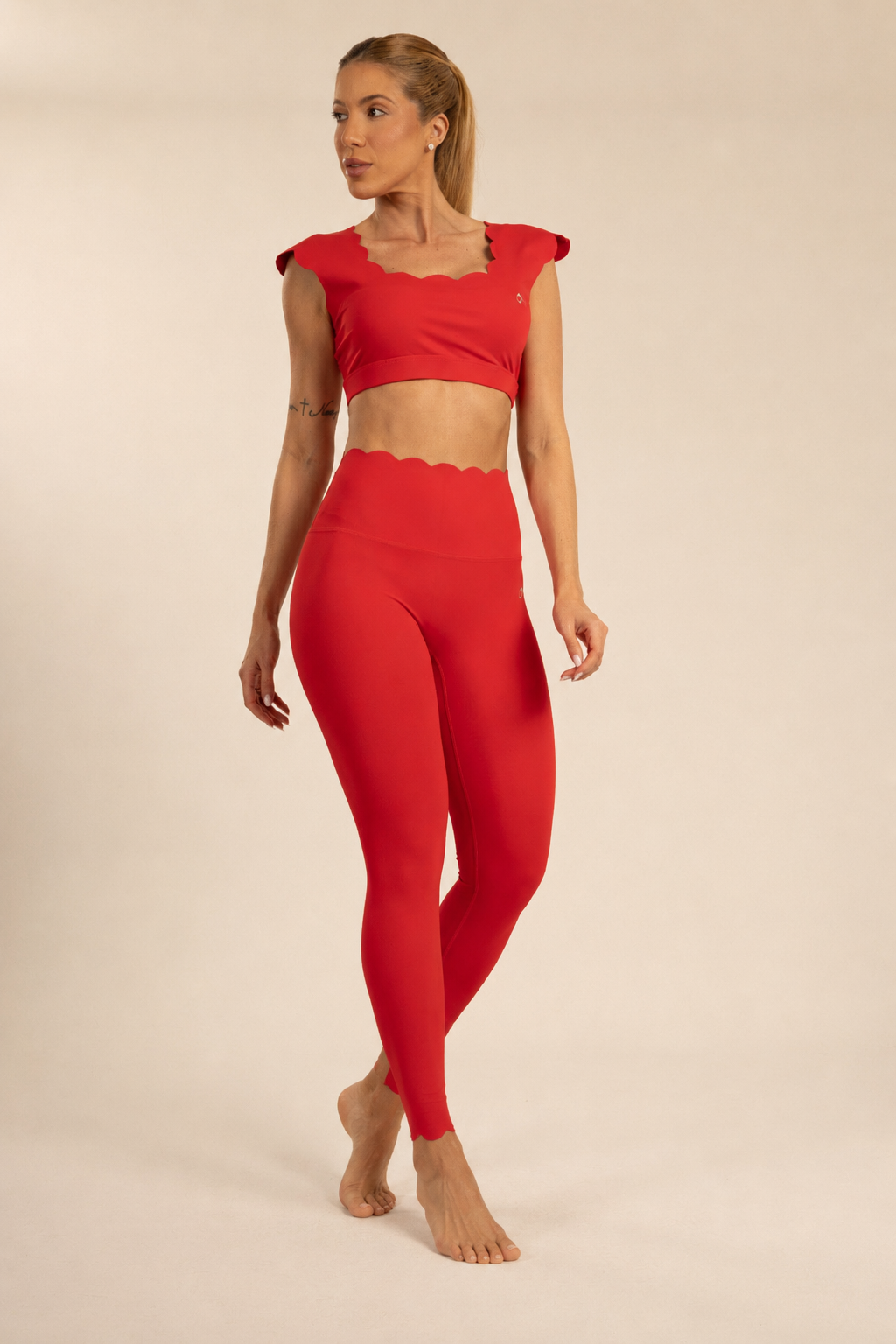 Legging Pétala Skinny Vermelho
