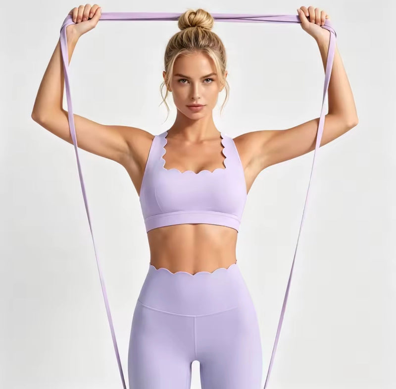 Top Pétala Purple Costas Trançadas