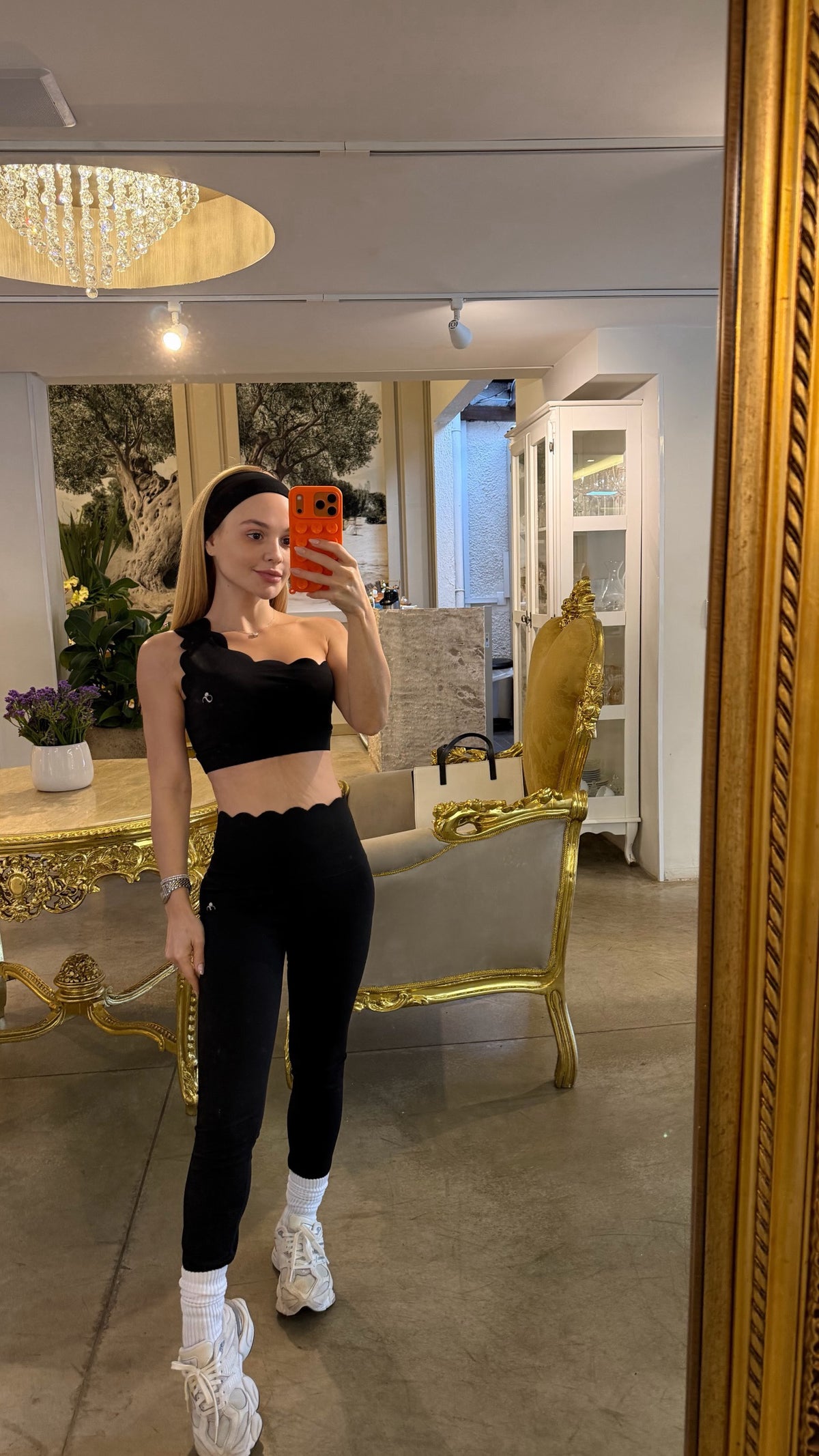 Legging Pétala Skinny Preta
