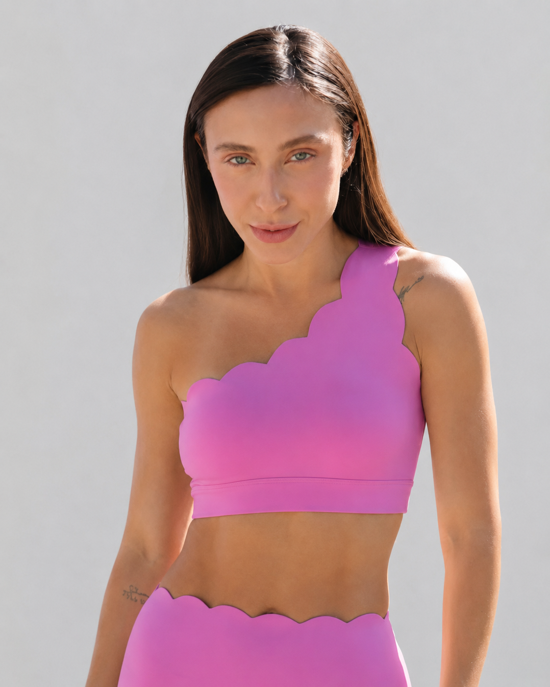 Top Pétala Nula Manga Rosa Pink