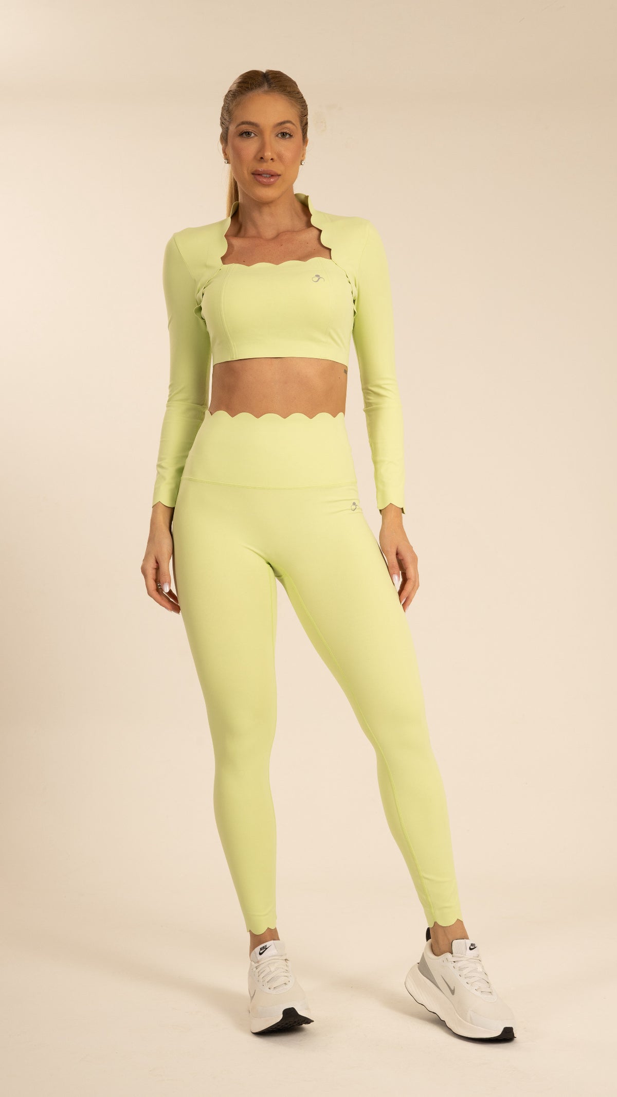 Legging Pétala Skinny Verde Pistache