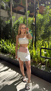 Top Faixa Petala - Branco