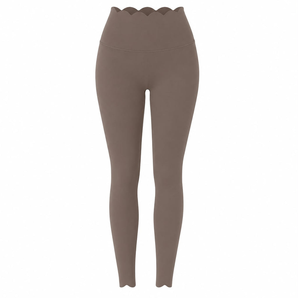 Conjunto Top Pétala Duplo Avelã