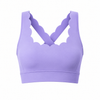 Top Pétala Purple Costas Trançadas