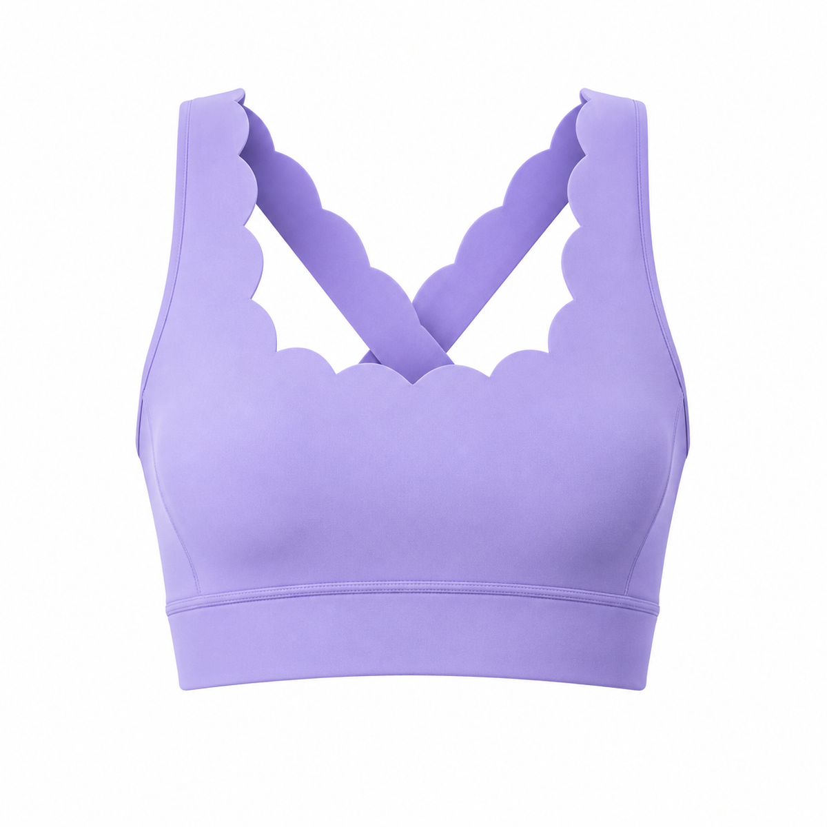 Top Pétala Purple Costas Trançadas