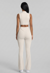 Calça Retrô Flare Off-White