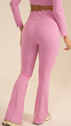 Legging Pétala Flare Rosa Pink