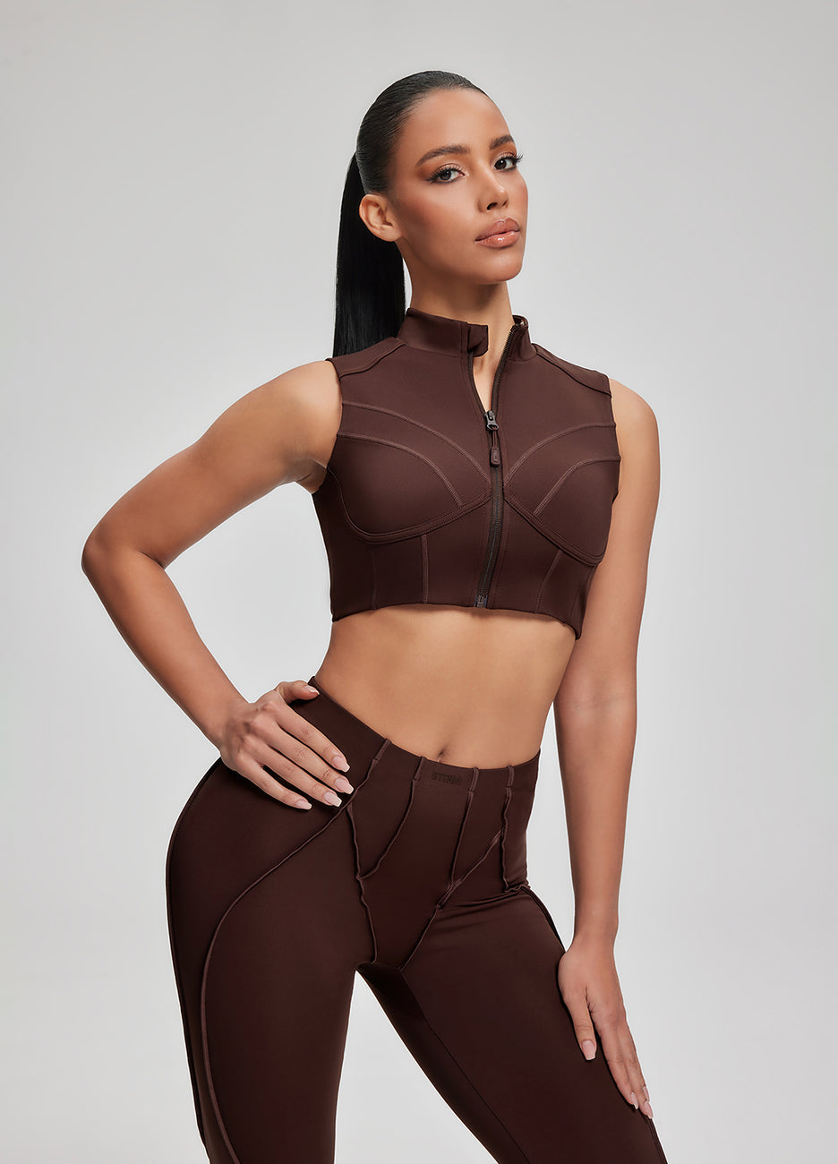 Calça Retrô Flare Marrom