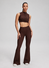 Calça Retrô Flare Marrom
