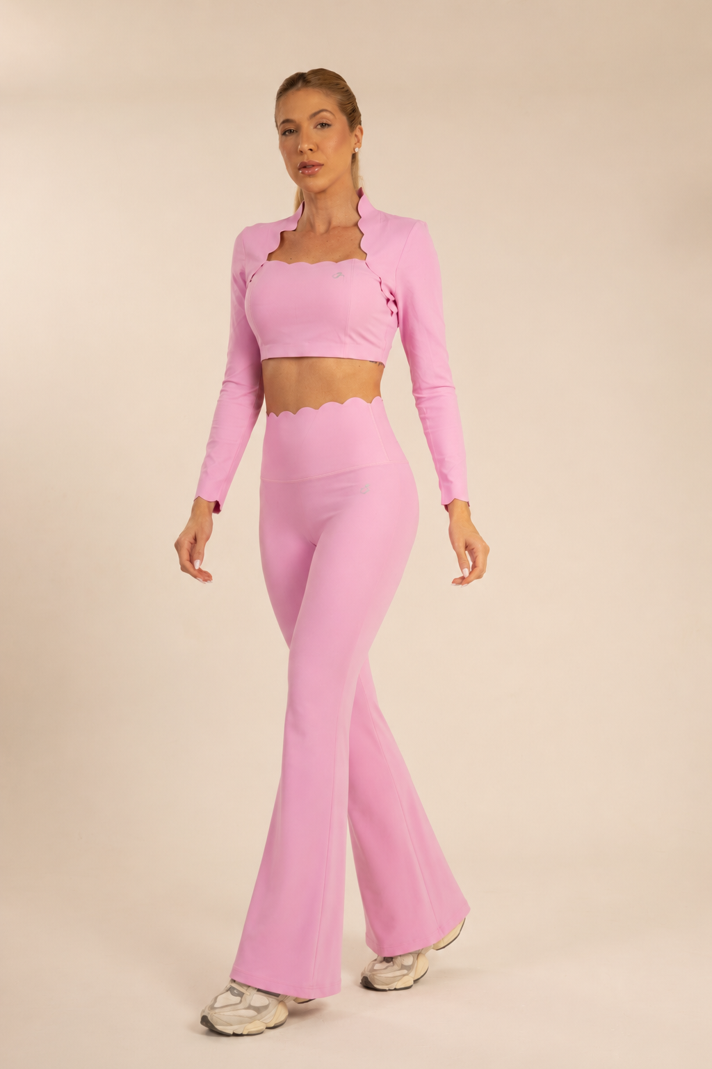 Legging Pétala Flare Rosa Pink