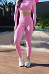 Legging Pétala Skinny Rosa Pink