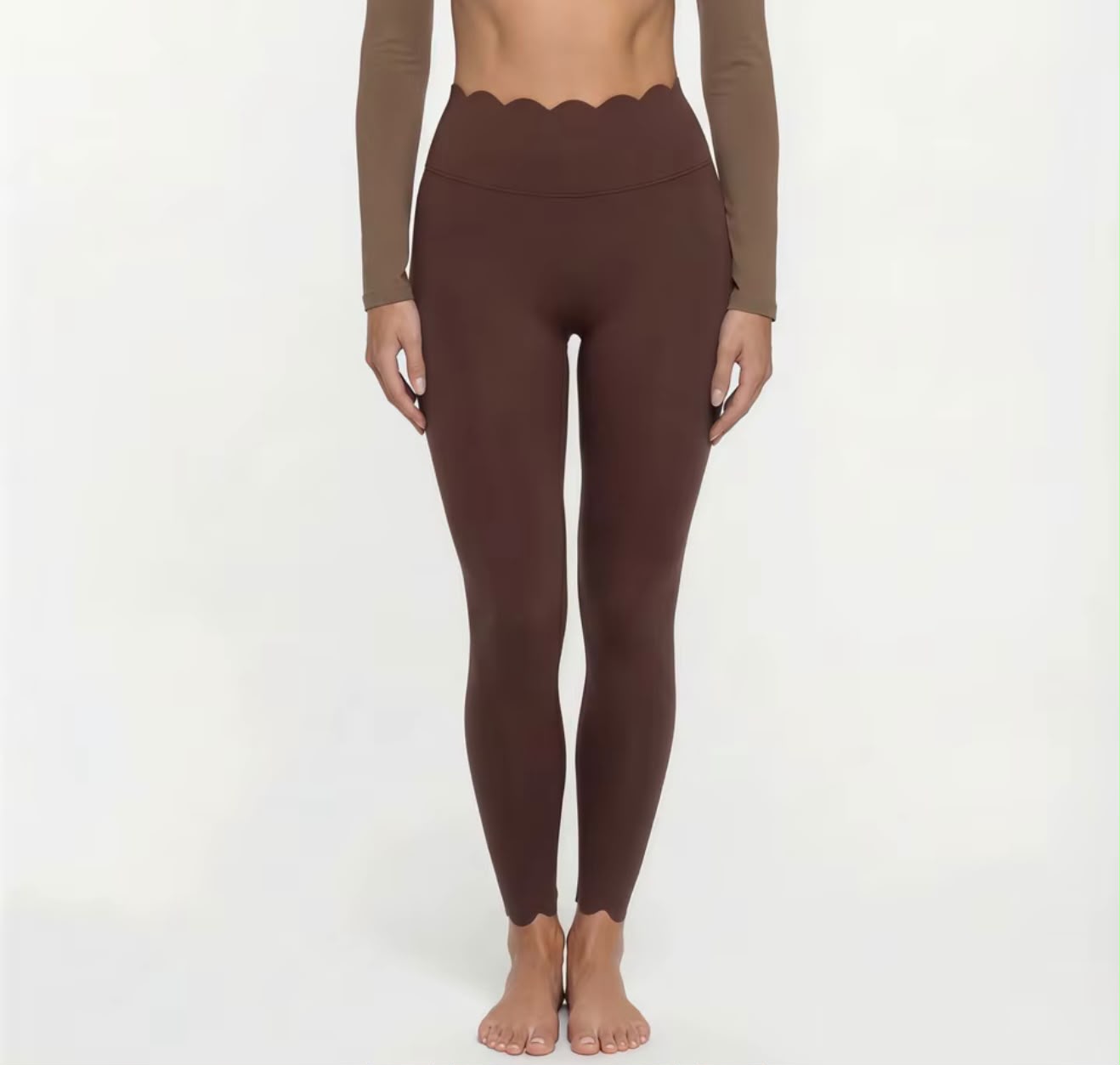Legging Pétala Skinny Dark Coffe