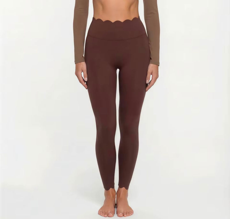Legging Pétala Skinny Dark Coffe