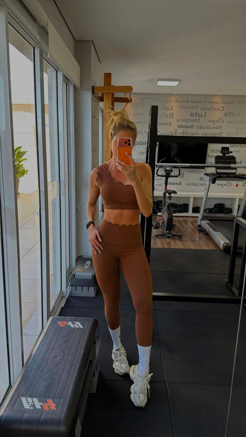 Legging Pétala Skinny Mocha