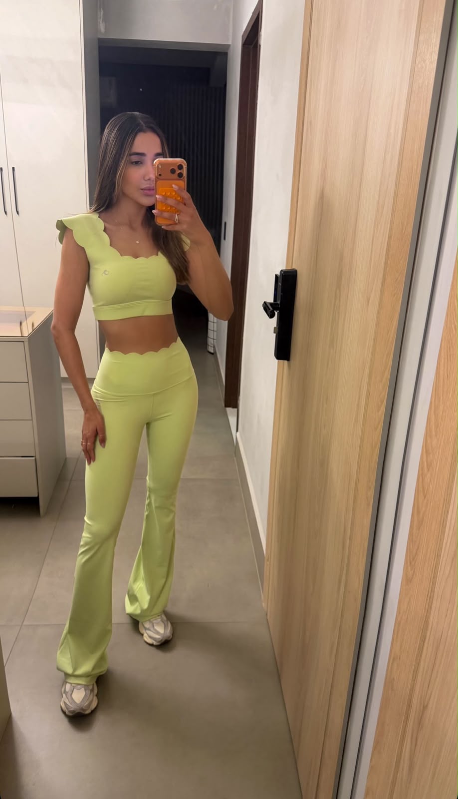 Legging Pétala Flare Verde Pistache