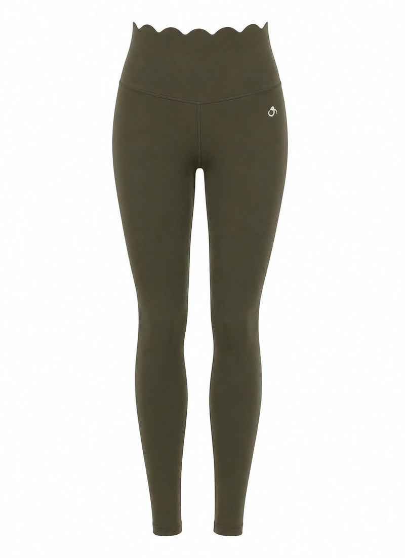 Legging Pétala Skinny Verde Musgo