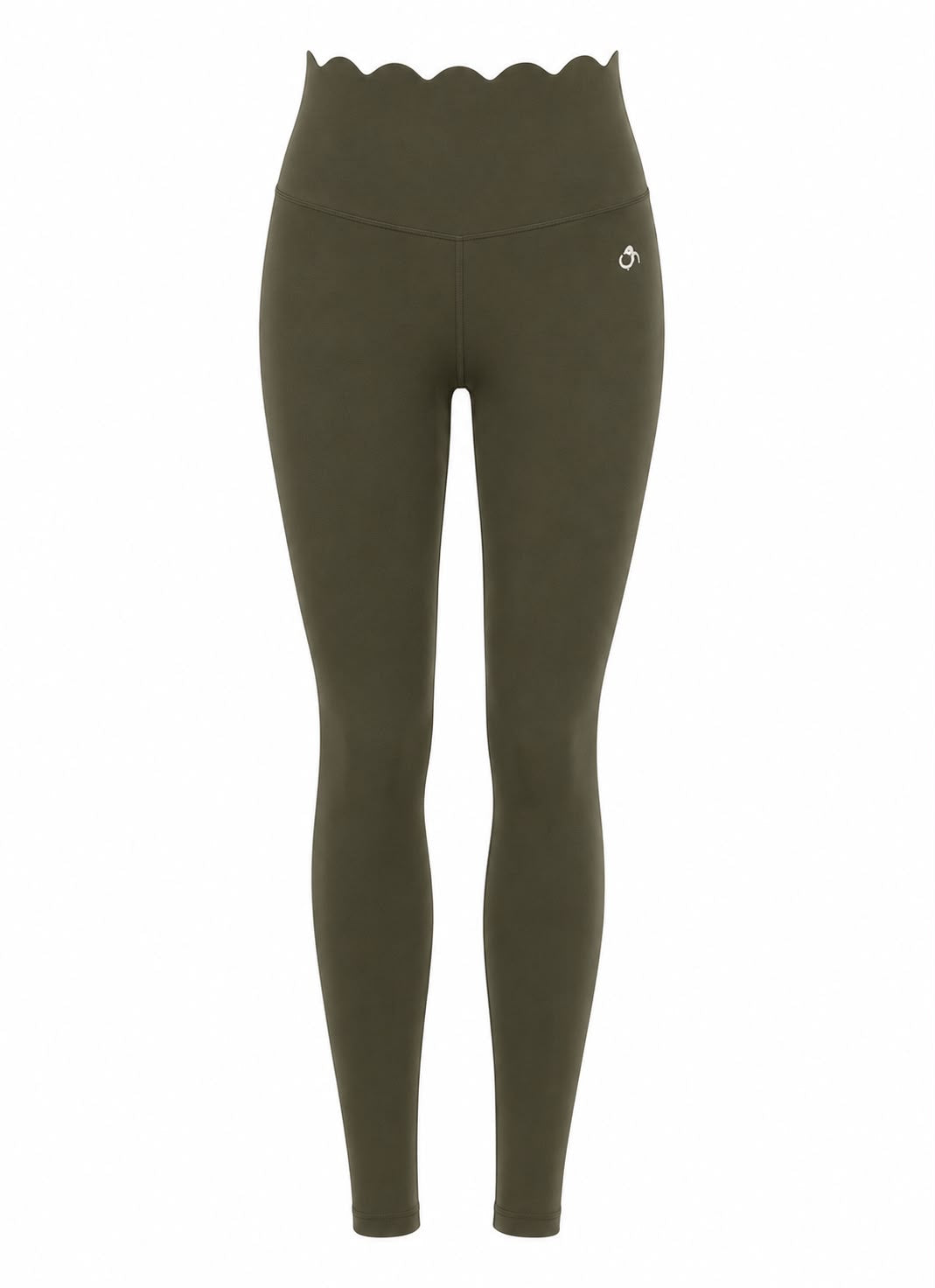 Conjunto Top Pétala Duplo Verde Musgo