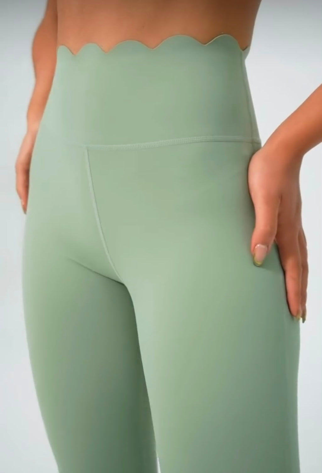 Calça Legging Pétala Skinny Verde Olive