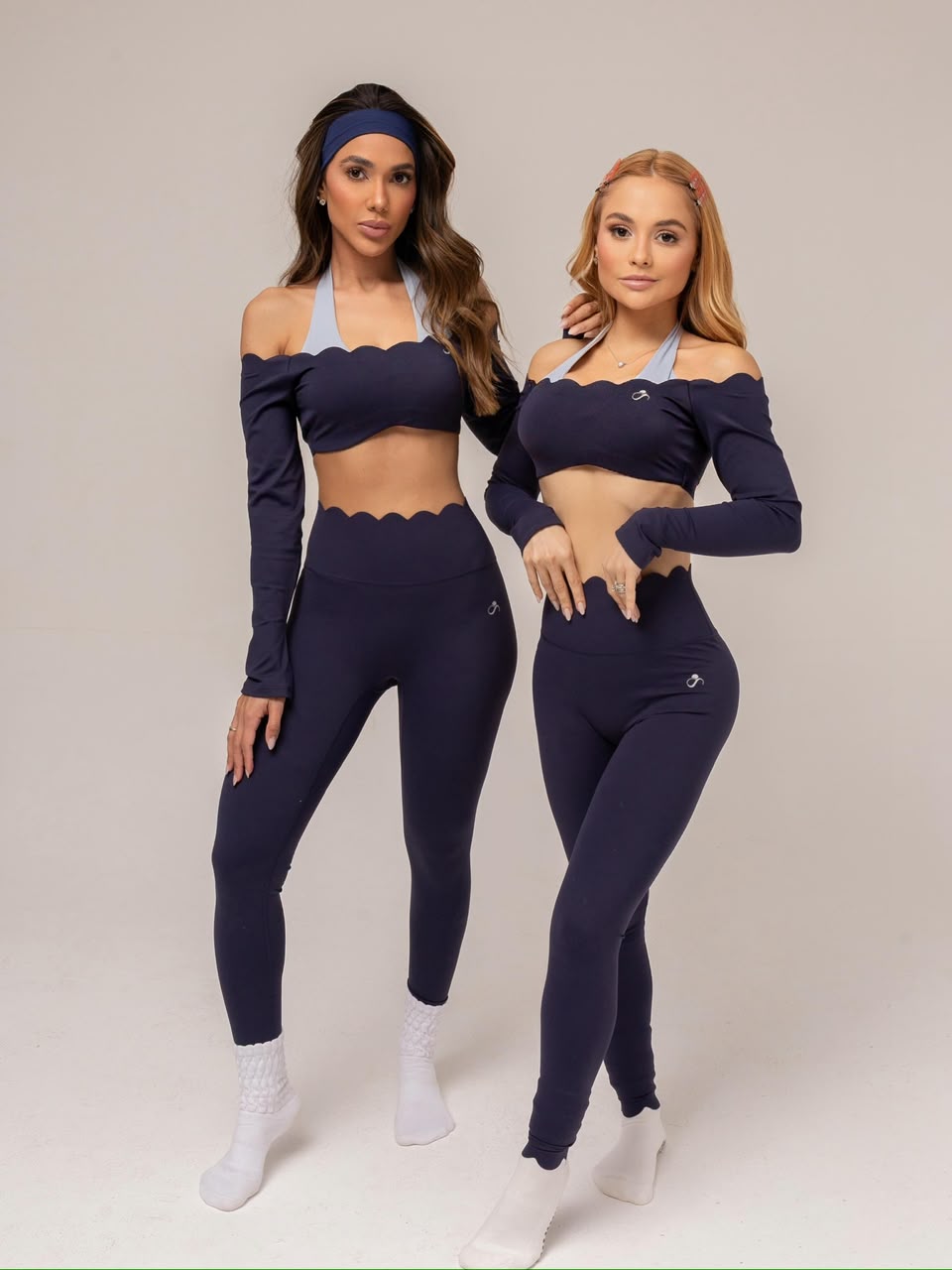Legging Pétala Skinny Azul Marinho