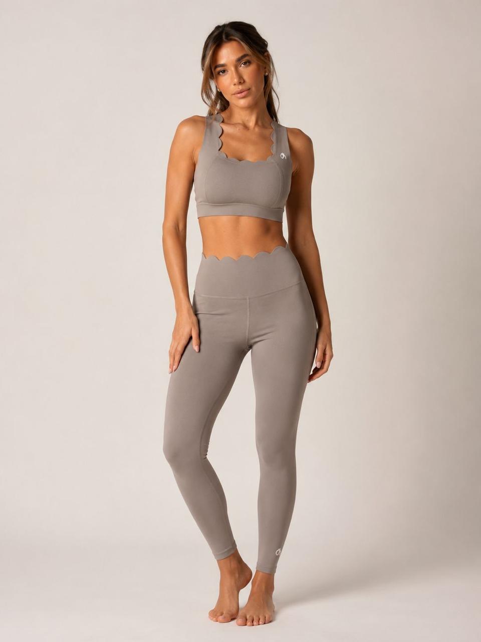 Legging Pétala Skinny Cinza