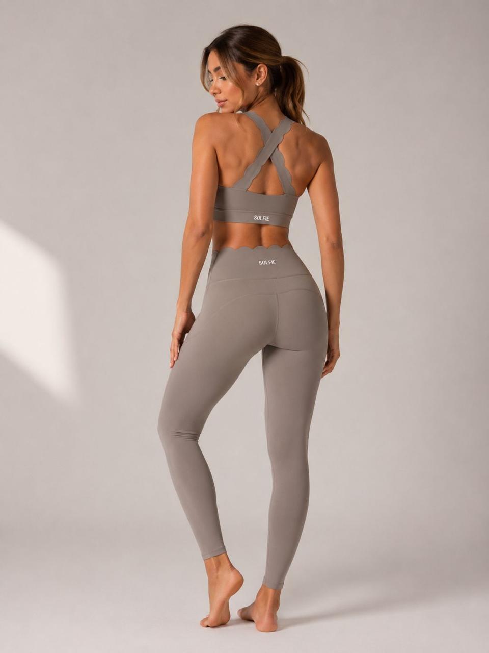 Legging Pétala Skinny Cinza
