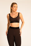 Conjunto Airlift Linea Marrom Dark Coffee