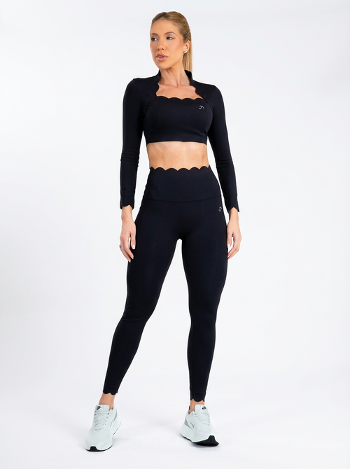 Legging Pétala Skinny Preta