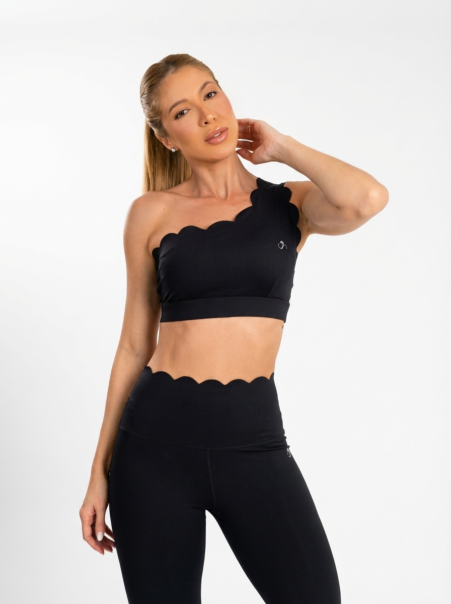 Top Pétala Nula Manga Preto