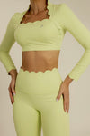 Legging Pétala Skinny Verde Pistache